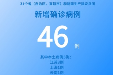 各地疫情速览8月18日新增确诊病例46例其中本土病例5例”